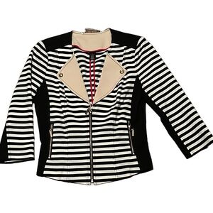 FINAL PRICE DROP White House Black Market Ponte Moto Jacket Style Top